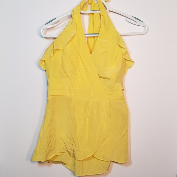 BCBGMAXAZRIA silk halter top - Picture 1 of 3